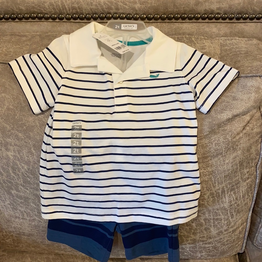 Carters boys 2 piece set